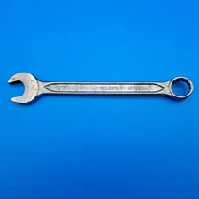 Vintage Indestro Select Steel 11/16" Combination Wrench, No 1076, Forged in USA