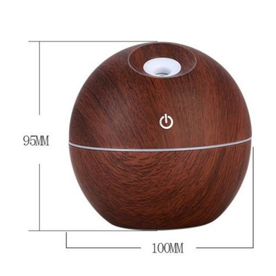 USB Aromatherapie Luftbefeuchter 130ml ?therisches ?l Diffusor mit Farbe LED L
