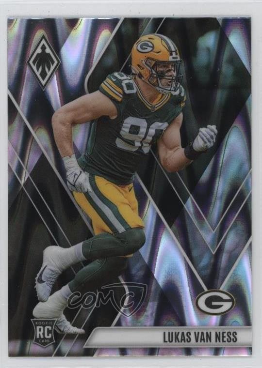 2023 Panini Phoenix Rookies Silver Seismic Lukas Van Ness #146 Rookie RC 11ng
