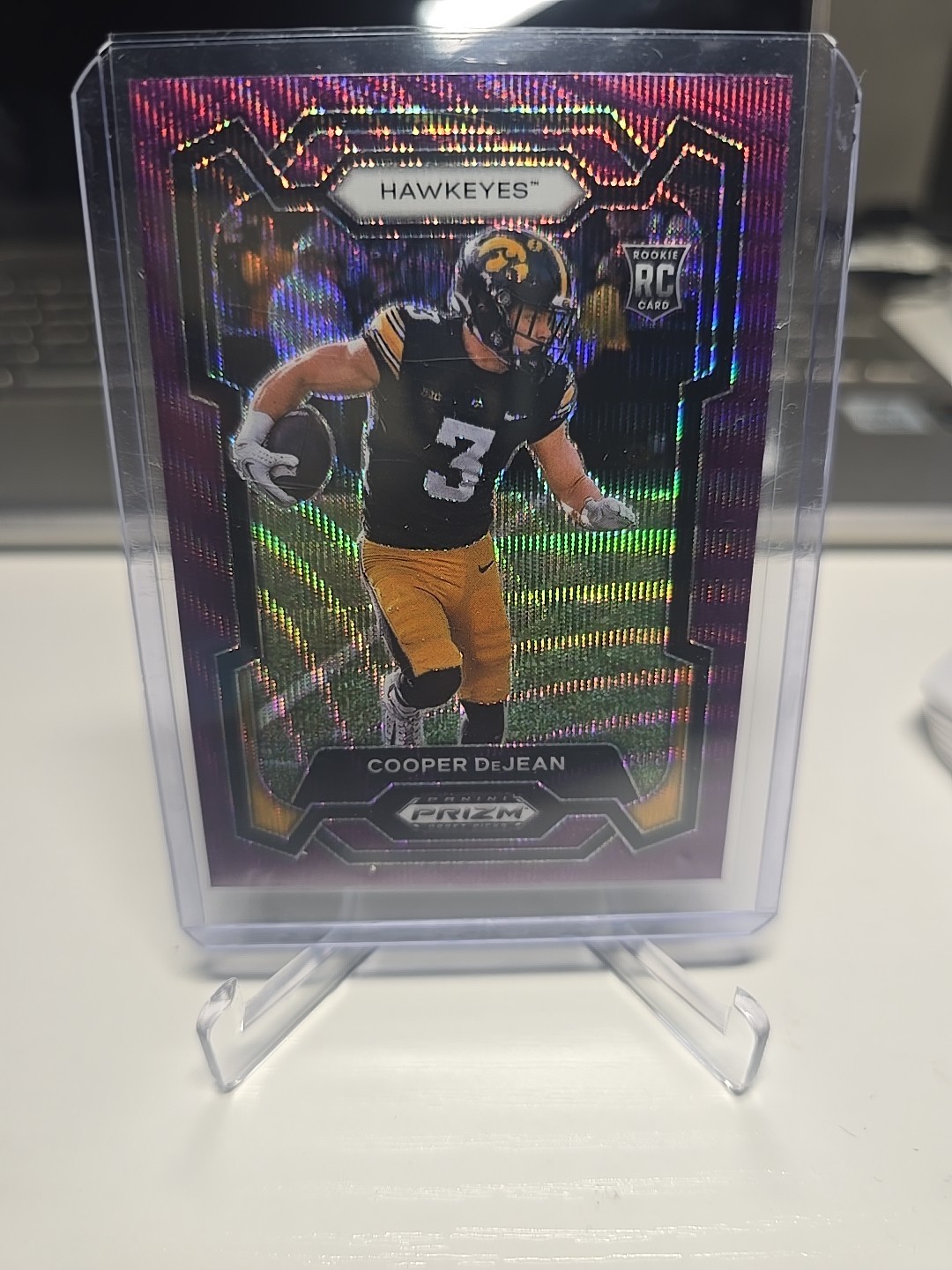 2024 Panini Prizm Draft Picks - Cooper DeJean #113 Purple Wave Prizm (RC)