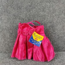 Build A Bear Pink Tulle Dress Rose Flowers  Sequins Formal Party Clothes New