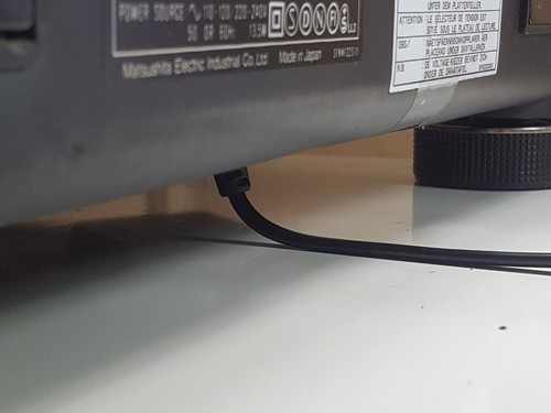 Technics SL 1210 MK2 MK3 MK3D M3D MK5 MK6 externer IEC Stromanschluss - Bild 19 von 21