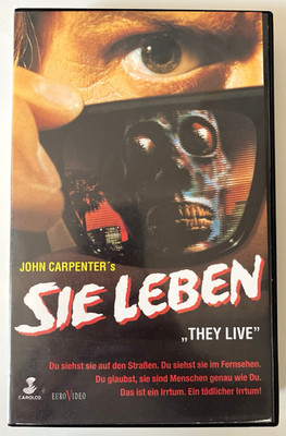 Sie leben (They Live) VHS Film, Regie John Carpenter Videokassette