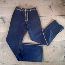 Vintage 80s Jordache High Rise Jeans Horse Hong Kong Sz 12 White Stitching