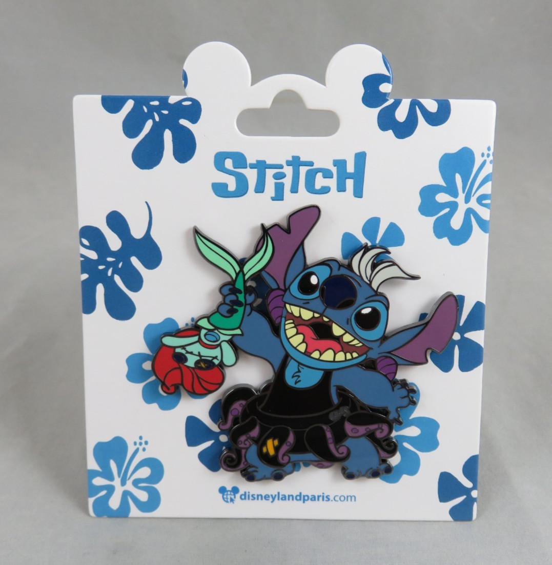 Disney Disneyland Paris DLP Pin Stitch Dressed as Ursula Little Mermaid Villain