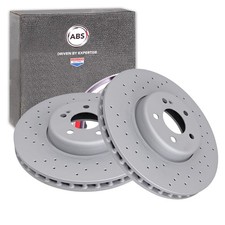 2x ABS BREMSSCHEIBEN 342mm GELOCHT 2-TEILIG VORNE passend für MERCEDES C-KLASSE 