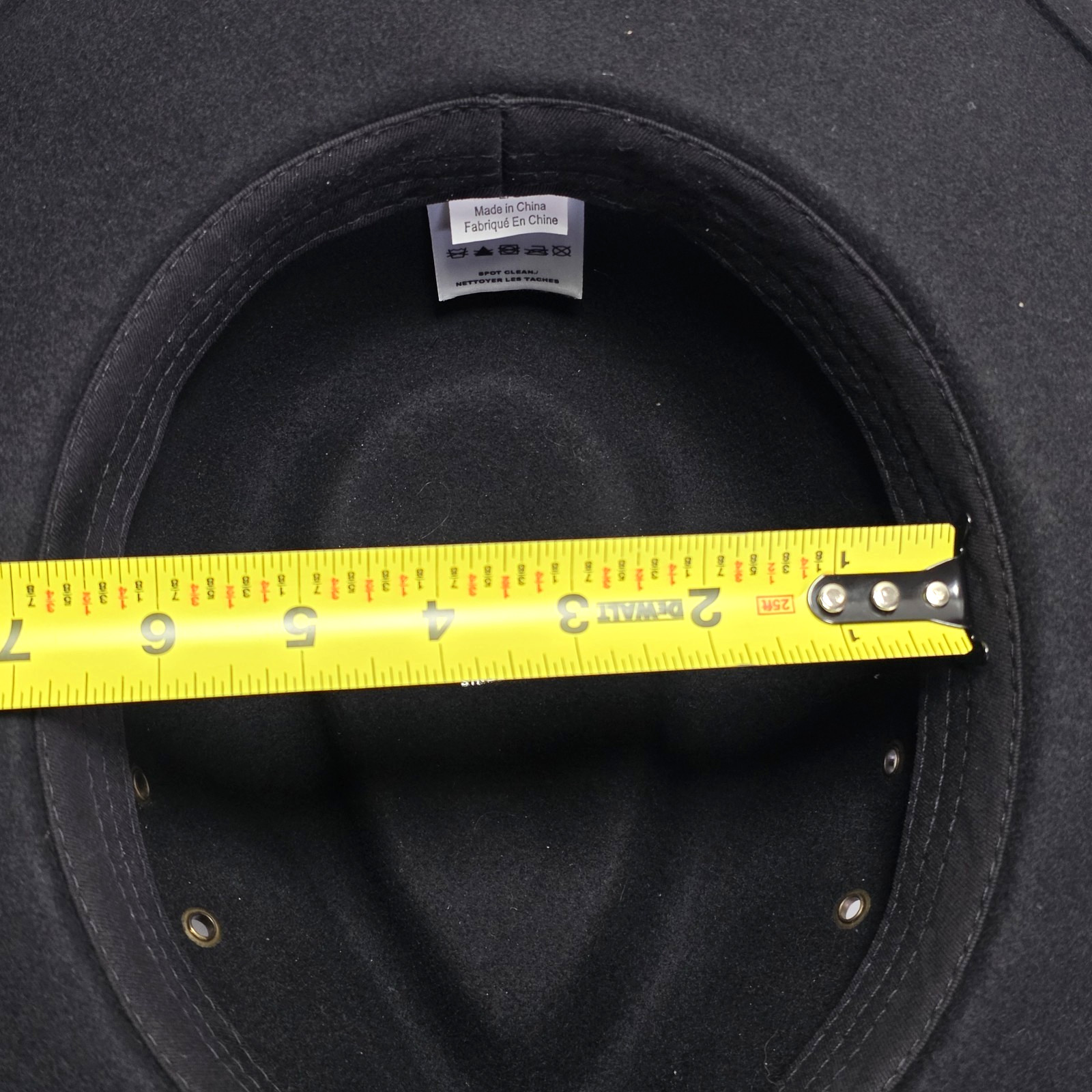 New Pendelton Men's Black Wool Getaway Outback Hat Size Large NWT