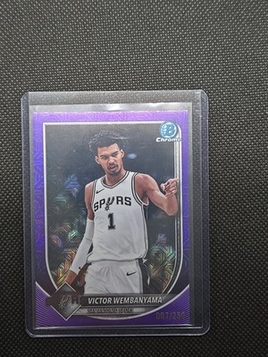 2025-26 Bowman Chrome - Purple Refractor #BCV-143 Victor Wembanyama /250
