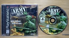 Army Men 3D Playstation 1 PS1 Tested Black Label Complete CIB Free Shipping