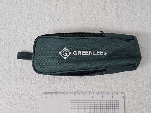 Greenlee TC-10 Green Nylon Carrying Case Punch Down Zipper Pouch Belt Tester