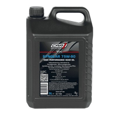 CAR1 vollsynthetisches Getriebeöl 75W-90 GL-5 Syngear 5L