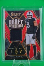 2023 Panini Select #DSM-TWI Tyree Wilson Draft Selections Memorabilia Red Prizm