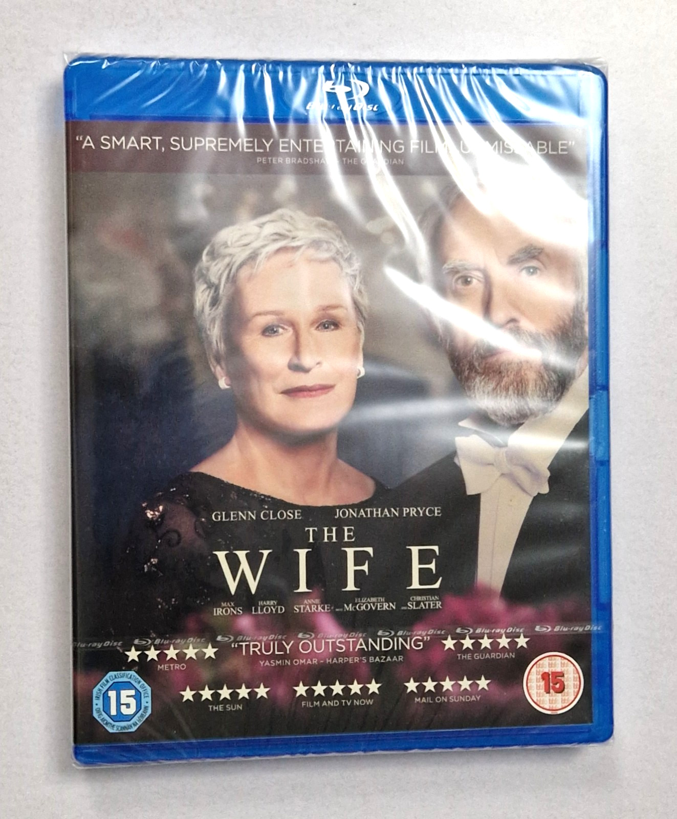 The Wife BLU RAY SEALED Starring Glenn Close Jonathan Pryce