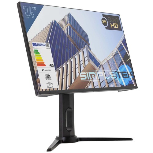 24" 2K 75Hz 1ms QHD 2560x1440 Screen Display Panel LCD Gaming PC - 第 1/9 張圖片