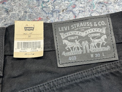 Levi’s 501 Jean Shorts Mens 30 Black Original Loose Fit Stretch Denim 12” Inseam - Picture 6 of 7