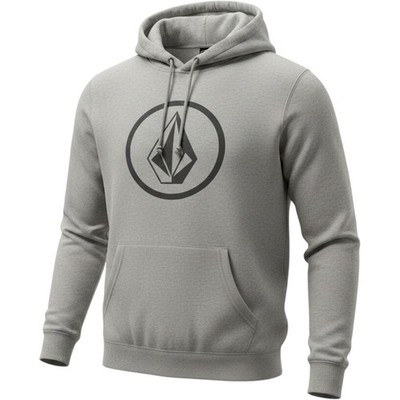Volcom Stone Pullover Hoodie Mens Medium Gray Fleece Skate Surf Snow Logo