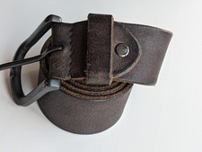 Paul Kehl Brown genuine leather belt, unisex vintage style