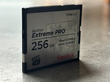 SanDisk Extreme PRO CFast 2.0 Memory Card - 256GB