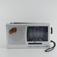 Vintage No 1 Hi-Fi 12 Band Portable Radio FM TV AM SW1-9 Receiver Works