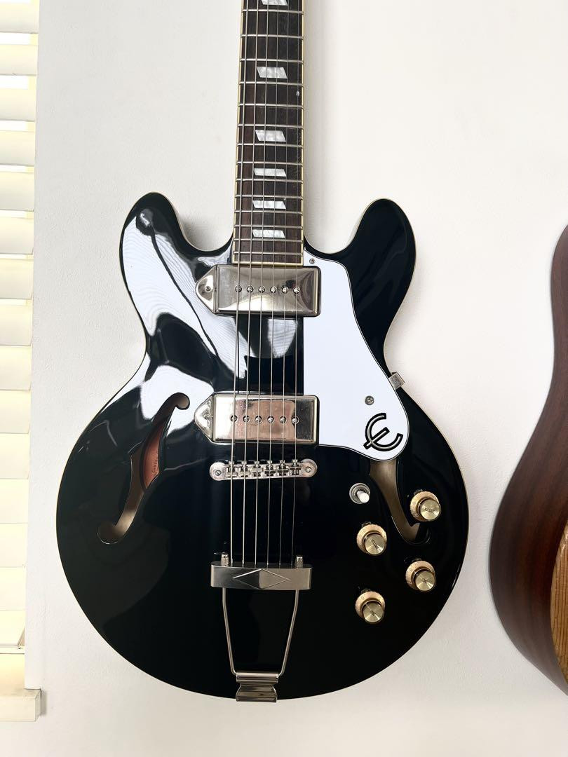 Epiphone Casino Coupe Black Electric Guitar | eBay Epiphone Casino Coupe Black Electric Guitar | eBay