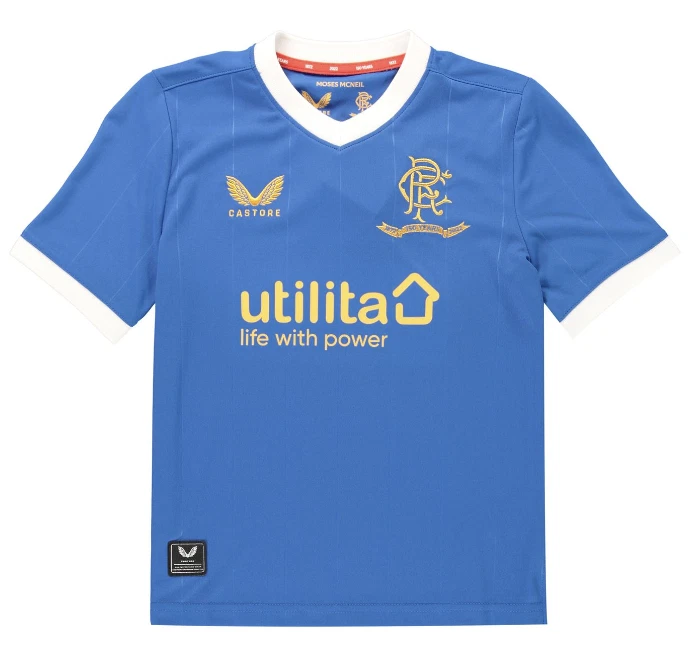 Rangers castore home kit sales