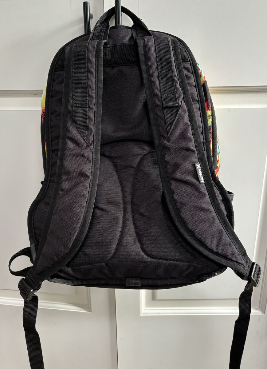 Hurley ギターアンプ柄 リュック バックパック スケーター Vintage Collectible Hurley Backpack With Skateboard Straps