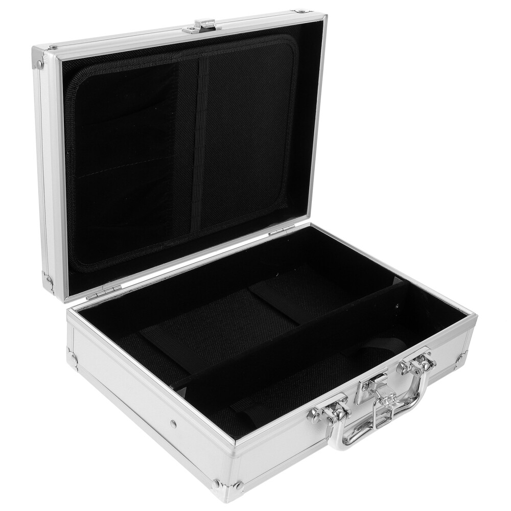 Aluminum Hard Case Briefcase Box Suit Style Carrying Instrument Storage Man