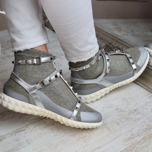 Valentino Rockstud Body Tech Sock Sneaker Turnschuhe Flats Schuhe 785£ EU 36 UK 3 - Bild 7 von 19