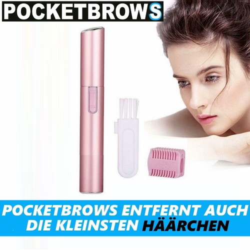 POCKETBROWS Recortador De Cejas Recortador De Cejas Depilador Afeitadora Facial - Imagen 2 de 6