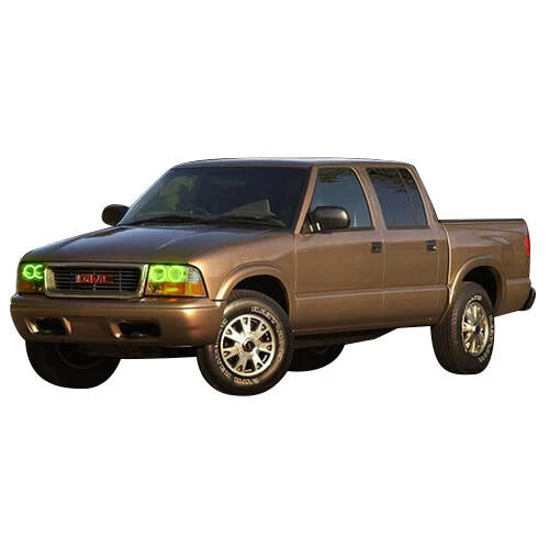 Kit Halo LED Ojo de Ángel RGB con Control Remoto IR para Faros GMC Sonoma 1998-2004 Foto 3 de 4