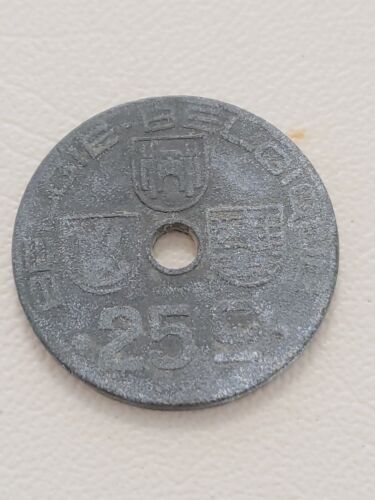 COIN / BELGIUM / 25 CENTIMES 1942 Kayihan coins T121 - Picture 1 of 2