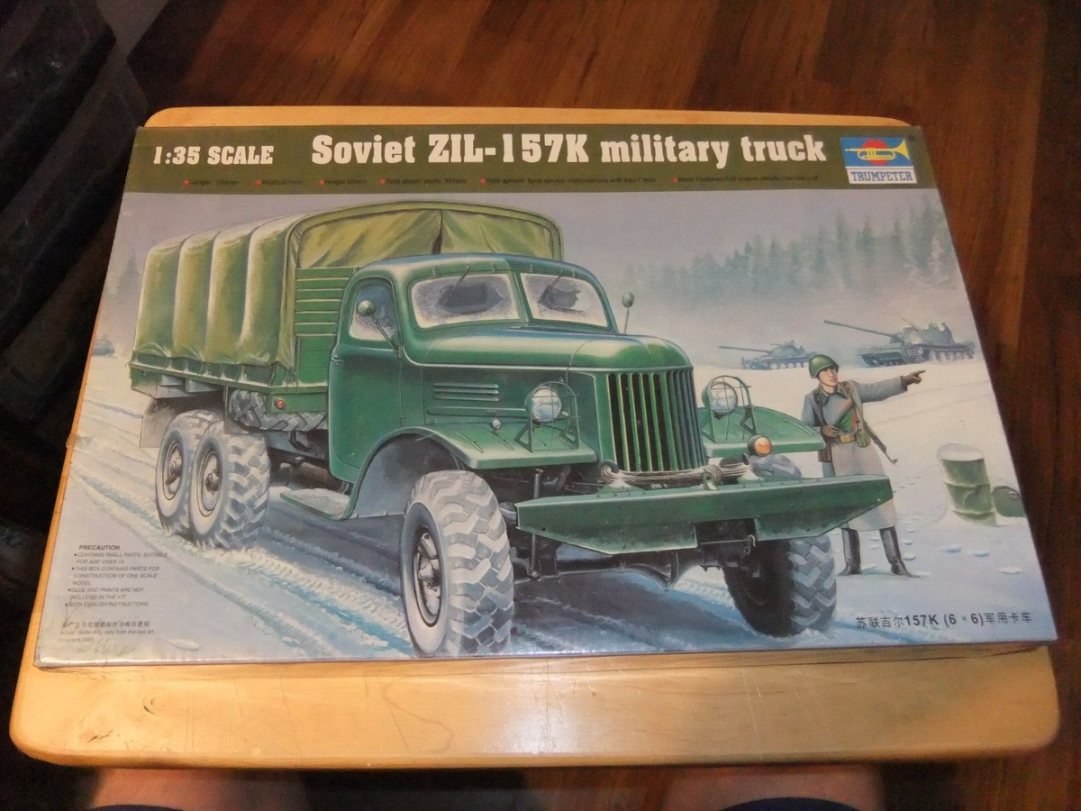 2003 Trumpeter 1/35 Soviet ZIL-157K Military Truck 6X6 NEW