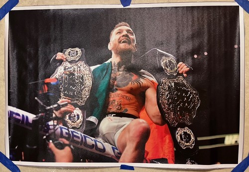 Connor McGregor UFC MMA Champion ✅ Canvas Sports Poster Wall Art ✅ 16x24 inch
