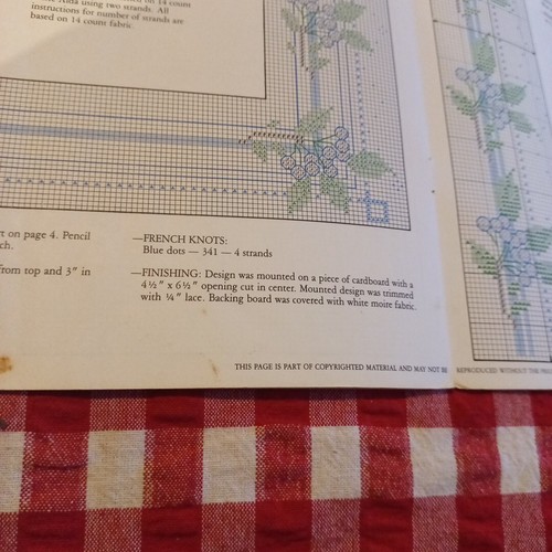 π Dimensions Nancy Rossi Wedding Treasures Cross Stitch pattern vtage book 1 ** - Picture 11 of 13