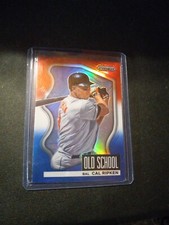 Cal Ripken  2022  Panini Prizm Old School Red White Blue  Orioles #OS-5