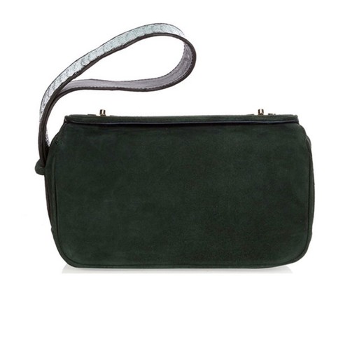 fev francesca versace time square clutch bag blue