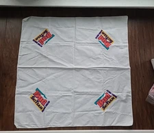 1980s 1990s Bud Ski Team Budweiser Bandana Handkerchief Scarf Advertising Retro