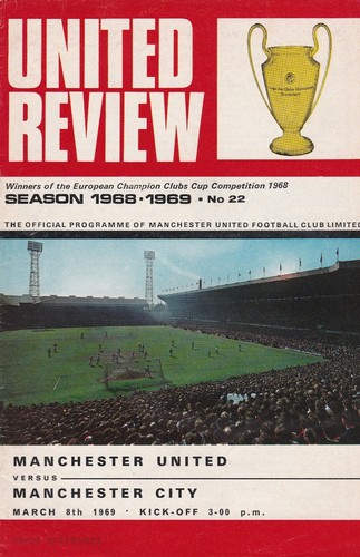 MANCHESTER UNITED HOME PROGRAMMES 1968-1969 ~ YOU CHOOSE OPPONENTS FREE POSTAGE - Picture 62 of 81