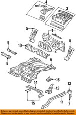 Gm Oem 97-03 Grand Prix Rear Body Floor Rear Body-rear Body Panel 12527738 Gm Oem 97-03 Grand Prix Rear Body Floor Rear Body-rear Body Panel 12527738