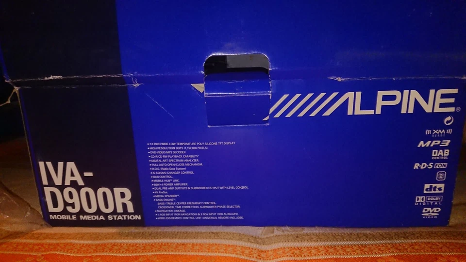 LEGENDARY ALPINE IVA-D900R Media Station Car Stereo 1 DIN 7" Screen - Immagine 4 di 4