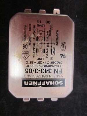 NEW Schaffner FN 343-3/05 Power Line Filter 