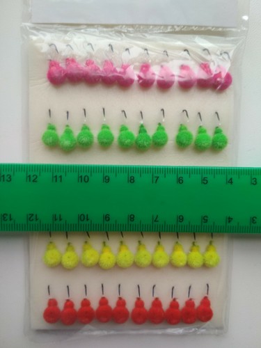 NUEVO 50 piezas hielo invierno pesca plantillas LOK plantillas COOL JIGS trucha lubina mormyshka - Imagen 3 de 12