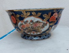 Antico VASO CIOTOLA PIATTO ORIENTALE Porcellana  Dipinto MANO Con Floreale