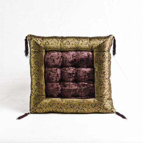 Indische Sitzpuff Sitzkissen Bodenkissen Yogakissen Orientalisches Kissen Indien - Bild 55 von 85