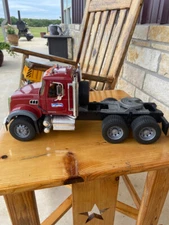 BRUDER Red Mack Granite Truck Trailer Semi Cab Only 1:16 2007 Made in Germany