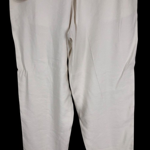 Neu mit Etikett Damen-Knöchelhose hoher Bund schmal gerades Bein Biesen elfenbeinfarben Größe 8 - Bild 10 von 12