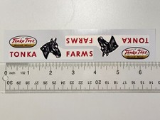 Tonka Farms Horse Trailer Replacement Stickers And Door Logos 1958 To 1961