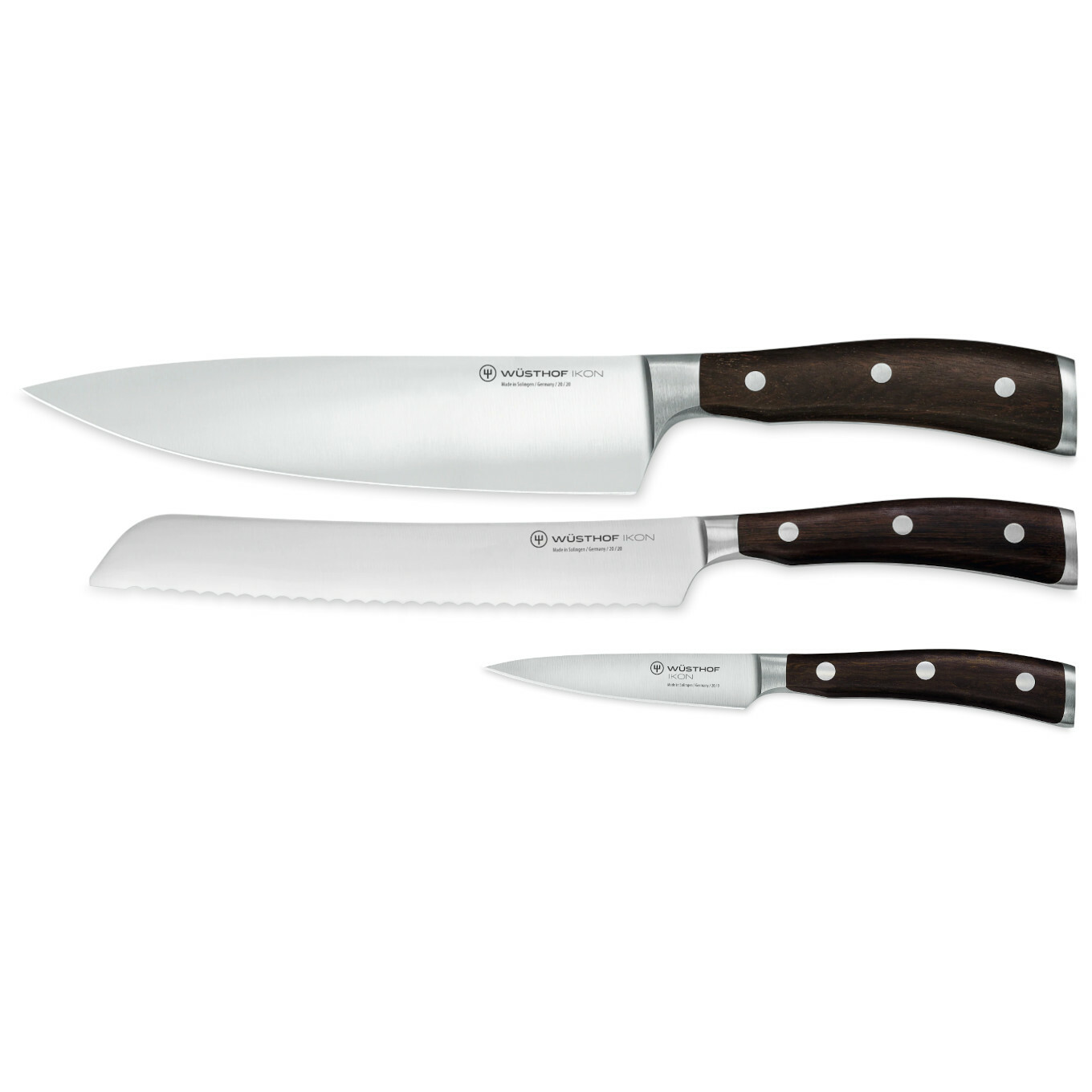 Wusthof Ikon Blackwood High Carbon Stainless Steel Knife Sets