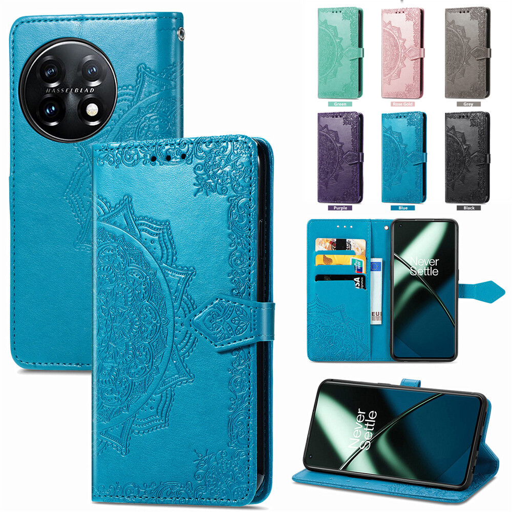 For OnePlus 12 10T 9R 8 Pro Nord N300 N20 Shockproof Leather Wallet Phone Case