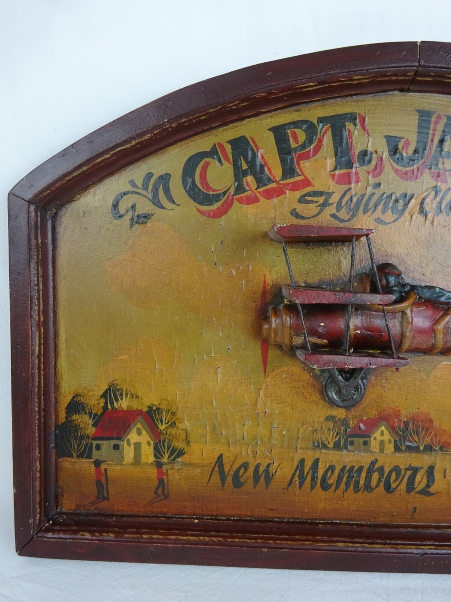 CAPT. JACOBS Flying Club ヴィンテージサインボード s-l1200.jpg